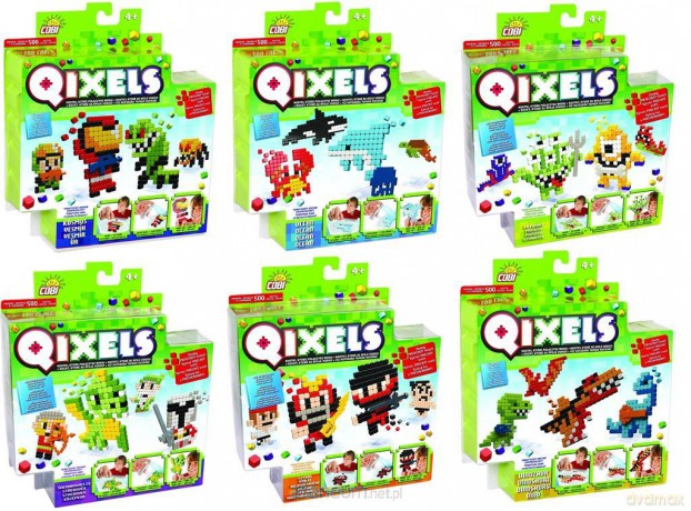 Qixels. Tematyczny zestaw uzupełniający różne rodzaje