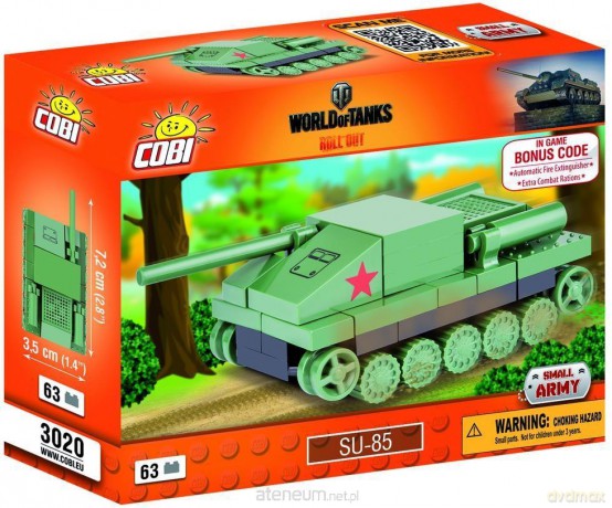 Small Army Su-85 Nano Tank [KLOCKI]