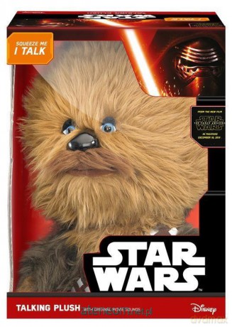 Star Wars. Mówiąca maskotka Chewbacca 38 cm (Gwiezdne Wojny)