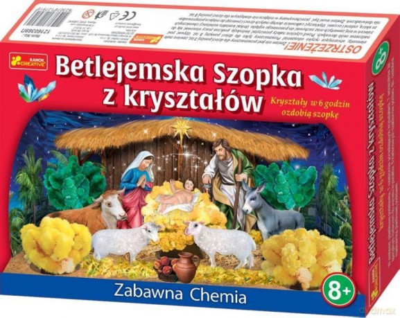 Zabawna Chemia - Betlejemska Szopka z kryształów
