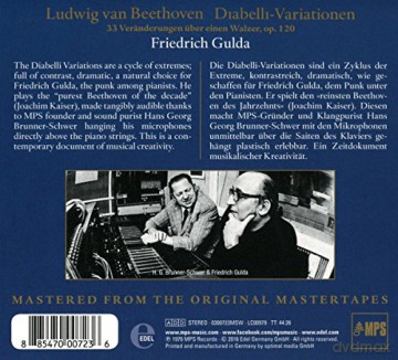 Friedrich Gulda: Beethoven: Diabelli Variationen [CD]
