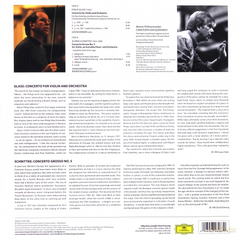 Gidon Kremer: Glass, Schnittke [Winyl]