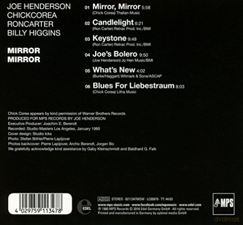 Joe Henderson: Mirror, Mirror [CD]