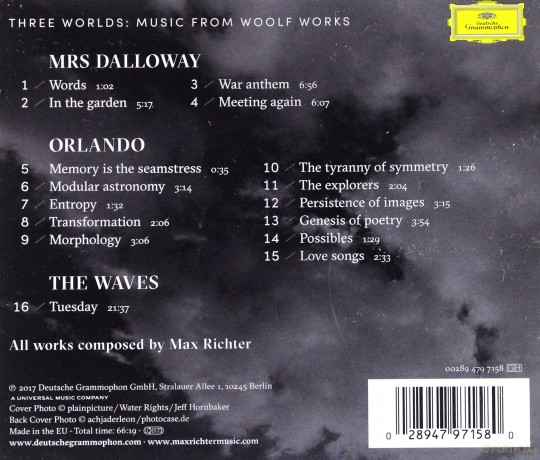Max Richter: Three Worlds: Music From Wolf Works [CD]