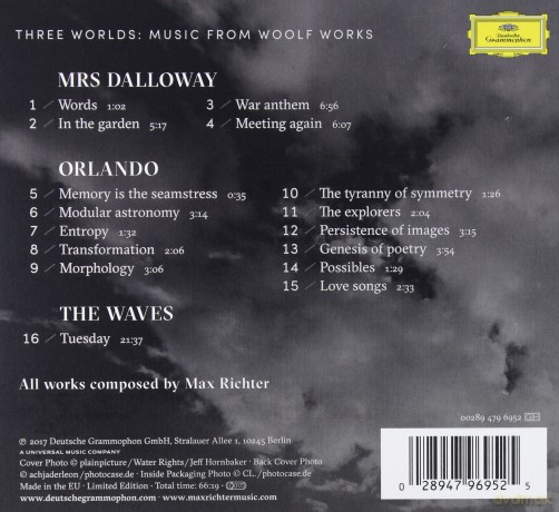 Max Richter: Three Worlds: Music From Wolf Works (Limited) [CD]