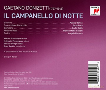 Gary Bertini: Donizetti: Il campanello [CD]