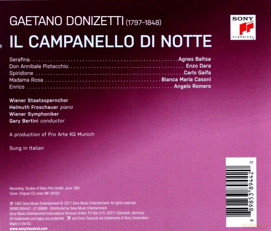 Gary Bertini: Donizetti: Il campanello [CD]