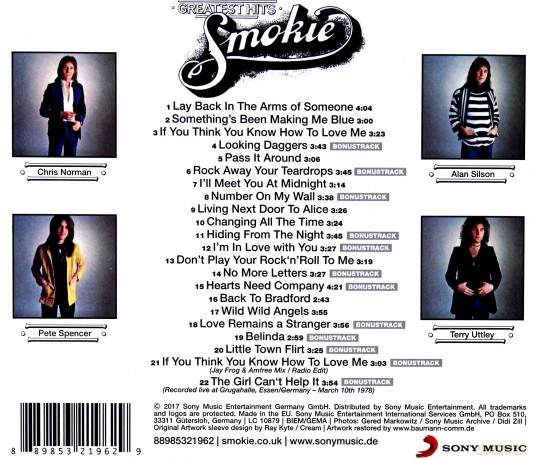 Smokie: Greatest Hits vol. 1 "White" (New Extended Version) [CD]