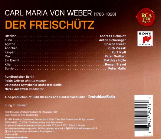 Marek Janowski: Weber: Der Freischütz [2CD]
