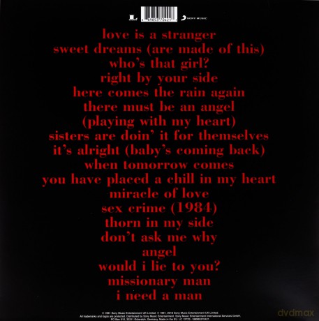 Eurythmics: Greatest Hits [2xWinyl]