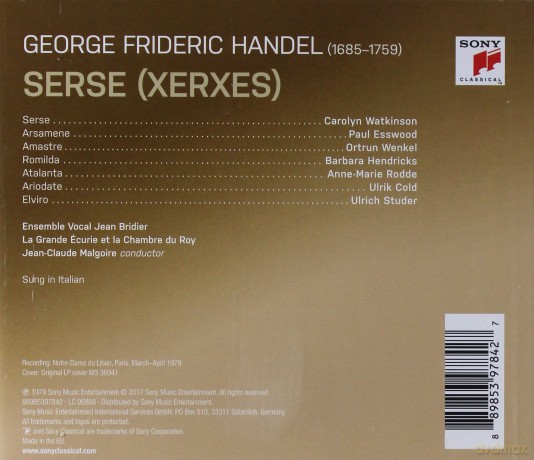 Jean-Claude Malgoire: Handel: Serse, HWV 40 [3CD]