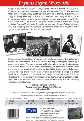 Non possumus. Prymas Stefan Wyszyński [DVD]
