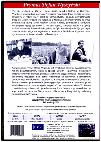 Non possumus. Prymas Stefan Wyszyński [DVD]