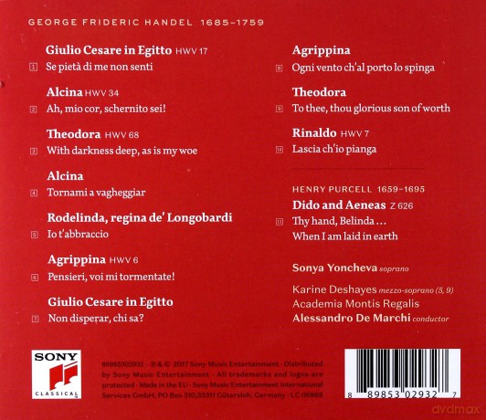 Sonya Yoncheva: Handel [CD]