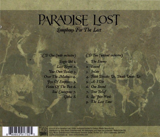 Paradise Lost: Symphony For The Lost [2CD]