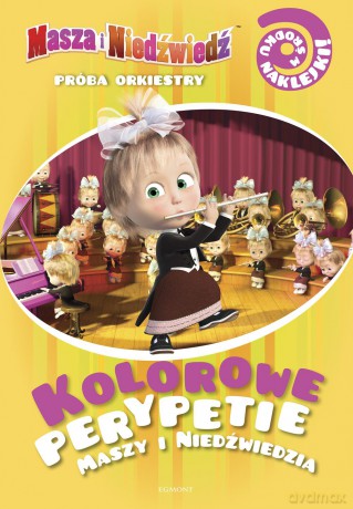 Kolorowe perypetie Maszy i niedźwiedzia. Próba orkiestry - Marta Jamrógiewicz [KSIĄŻKA]