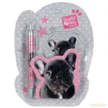 Notes z długopisem studio pets