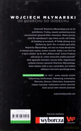 Od oddechu do oddechu. Najpiękniejsze wiersze i piosenki - Wojciech Młynarski [KSIĄŻKA]