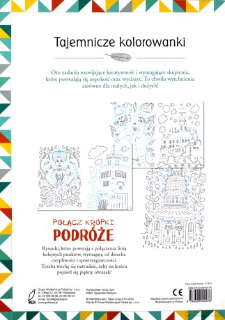 Połącz kropki. Podróże. Tajemnicze kolorowanki [KSIĄŻKA]