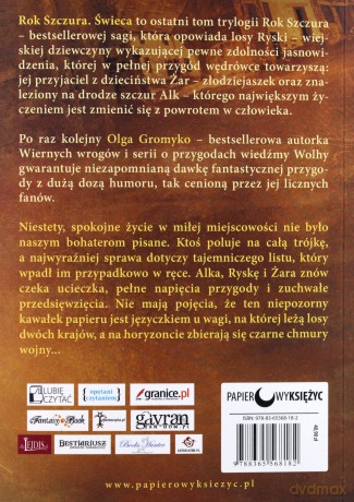 Świeca rok szczura (Tom 3) - Olga Gromyko [KSIĄŻKA]