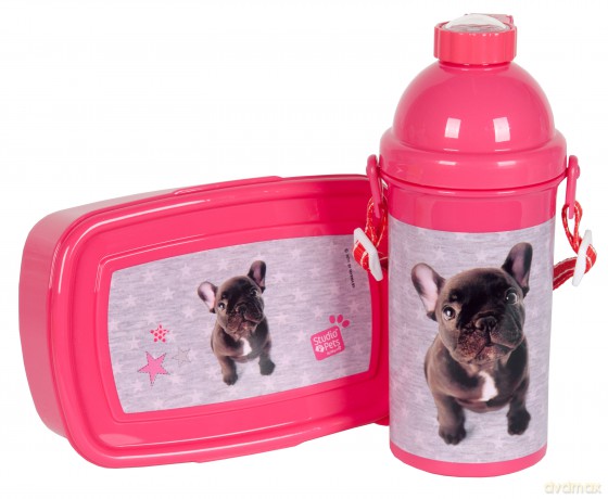 Zestaw bidon i śniadaniówka studio pets