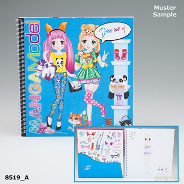 Zestaw z naklejkami dress me up manga