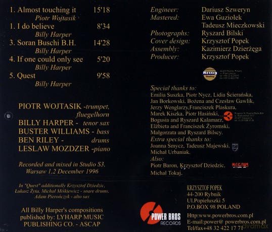 Piotr Wojtasik: Quest [CD]