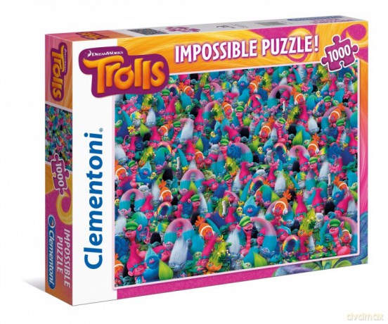 CLEMENTONI 1000 el. Impossible Puzzle! Trole [PUZZLE]