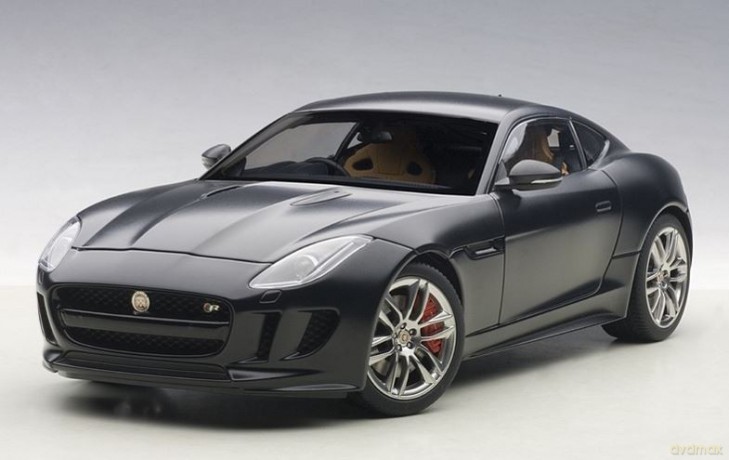 Jaguar F-Type R Coupe 2015 (matt black)