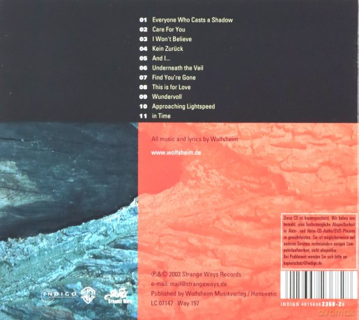 Wolfsheim: Casting Shadows (digipack) [CD]