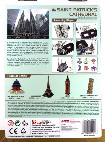 PUZZLE 3D Katedra Św. Patryka [PUZZLE]