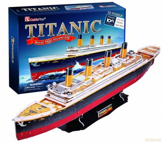 PUZZLE 3D Titanic Duży [PUZZLE]