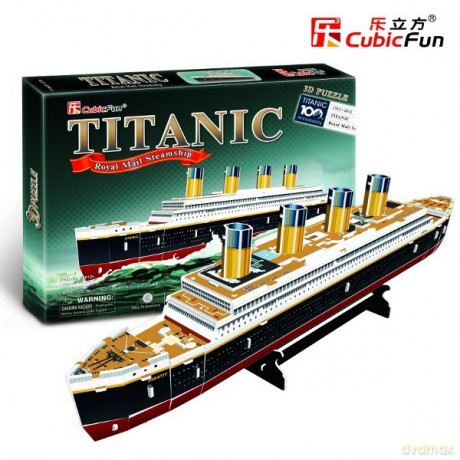 PUZZLE 3D Titanic Mały [PUZZLE]