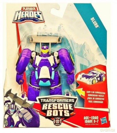 Transformers Rescue Bots Rescan, Fioletowa figurka [FIGURKA]