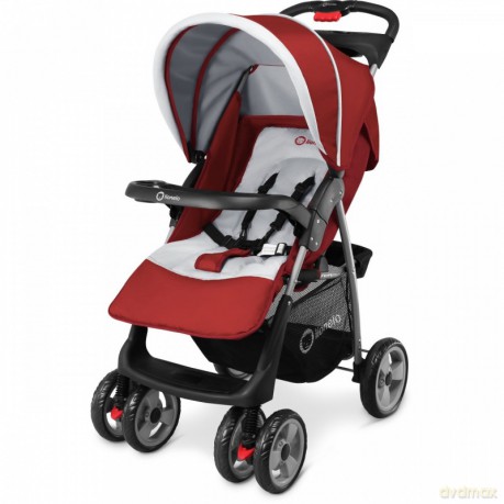 Wózek spacerowy Emma grey/red