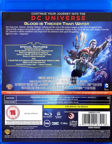Justice League: Throne Of Atlantis (Liga Sprawiedliwości: Tron Atlantydy) [Blu-Ray]
