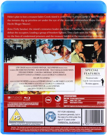 Escape to Athena (Ucieczka na Atenę) [Blu-Ray]