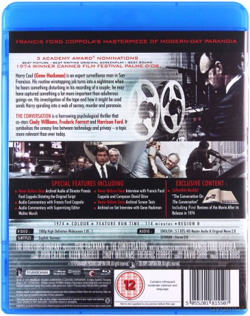 The Conversation (Rozmowa) [Blu-Ray]