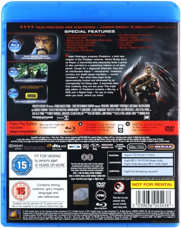 Predators [Blu-Ray]+[DVD]
