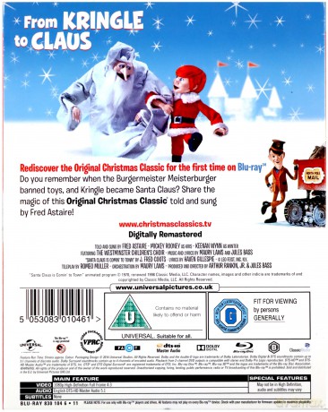 Santa Claus is Comin' to Town [Blu-Ray]