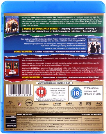 The World's End / Hot Fuzz / Shaun of the Dead (To już jest koniec / Hot fuzz - Ostre psy / Wysyp żywych trupów) [BOX] (To już jest koniec / Hot fuzz - Ostre psy / Wysyp żywych trupów) [3xBlu-Ray]