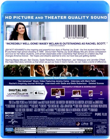 I'm Not Ashamed (Moja miłość) [Blu-Ray]+[DVD]