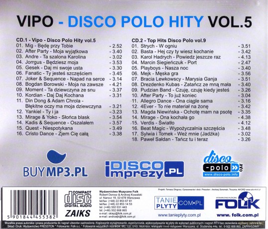 Vipo Disco Polo Hity vol. 5 [2CD]