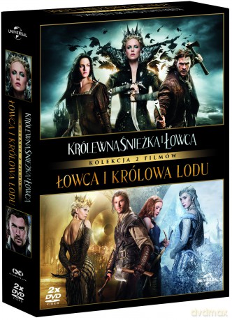 Królewna Śnieżka i Łowca / Łowca i Królowa Lodu [BOX] [2DVD]
