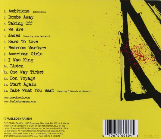 One Ok Rock: Ambitions [CD]
