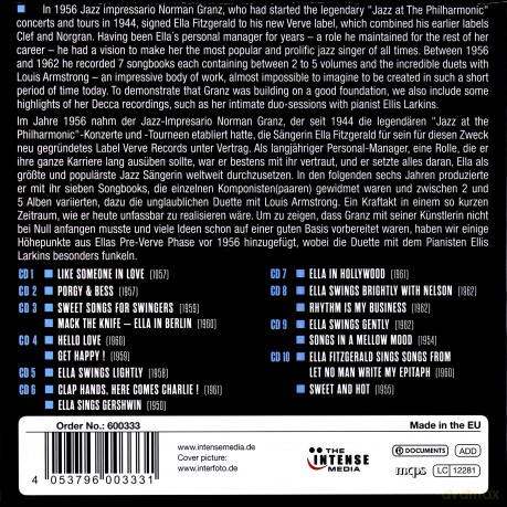 Ella Fitzerald: Milestones Of A Legend [10CD]