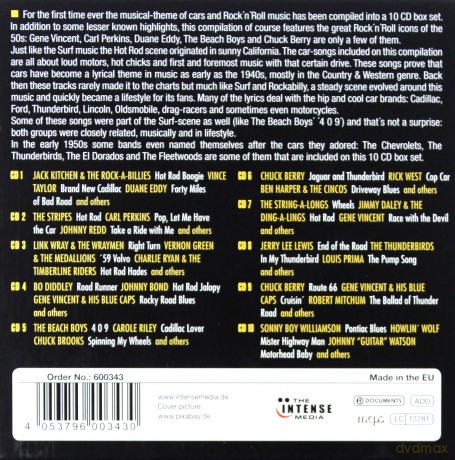 Hot Rod Legends Rock'N'Roll [10CD]