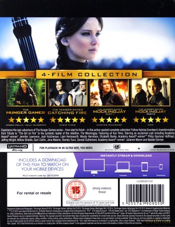 The Hunger Games Complete Collection (Igrzyska Śmierci Kompletna Kolekcja) [4xBlu-Ray 4K]+[4xBlu-Ray]