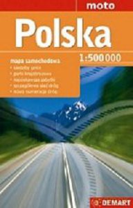 Mapa samochodowa Polski 1:500 000 - Opracowanie zbiorowe