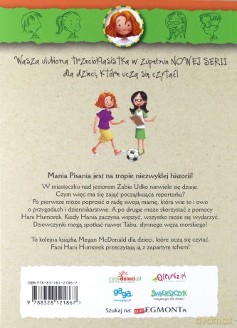 Mania pisania. Słynna reporterka Hania Humorek i przyjaciele - Megan Mcdonald [KSIĄŻKA]